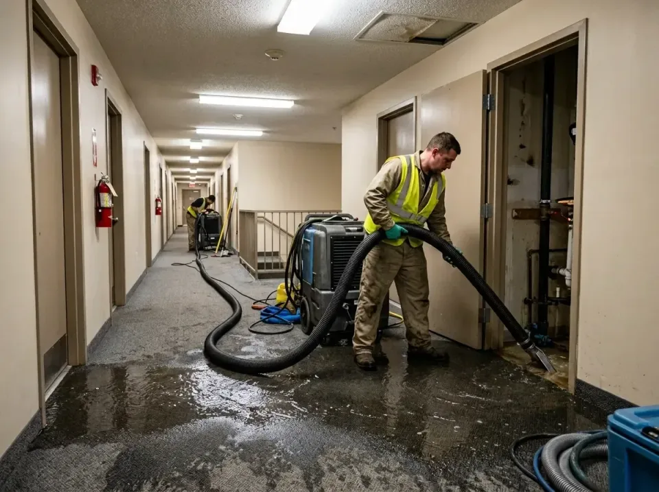 multi-unit-apartment-hallway-f-005 — frequently asked questions, Emergency Burst Pipe Water Extraction & Removal in Cadillac…